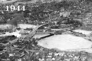 aerial view in 1944