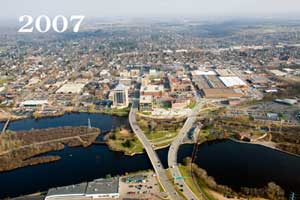 aerial view in 2007