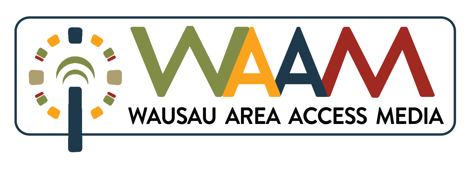 WAAM Mic Logo