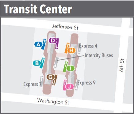 Transit Center Map